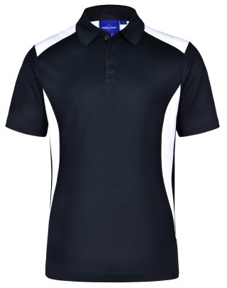 Men's S/S Polo - Navy/White:Navy/White