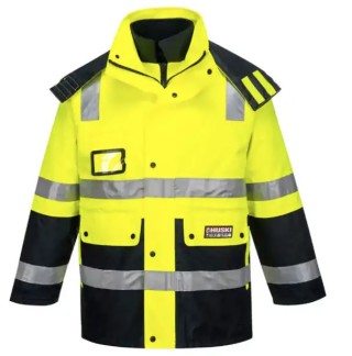 Huski 4-in-1 Venture Jacket - Yellow/Navy:Yellow/Navy
