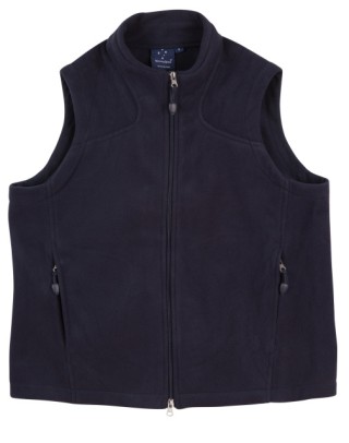 Bonded Fleece Vest - Navy:Navy