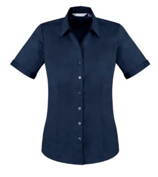 Womens Monaco S/S Shirt:Navy